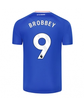 Billige Fotballdrakt Sunderland Brian Brobbey #9 Replika Bortedrakt 2025-26 Kortermet Billige Fotballdrakt Sunderland Brian Brobbey #9 Replika Bortedrakt 2025-26 Kortermet